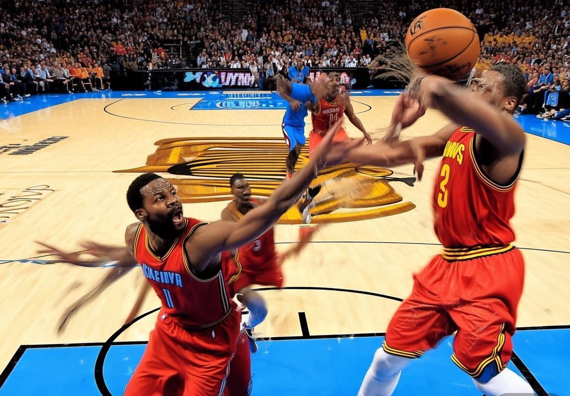 NBA总决赛：雷霆对骑士巅峰对决瞬间(图1)